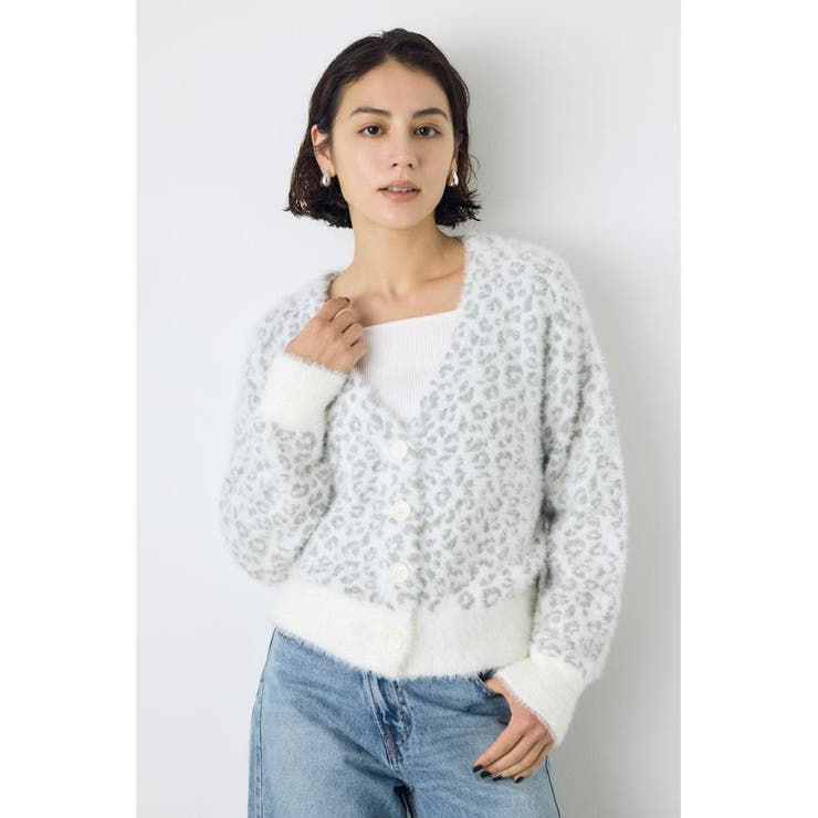 柄WHT5 | 柄アソートニットカーディガン | AZUL BY MOUSSY