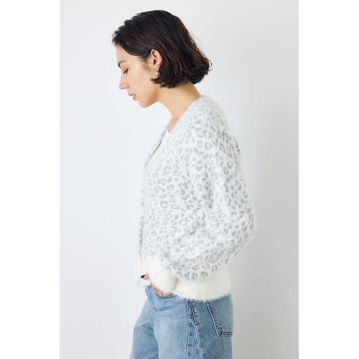 柄アソートニットカーディガン | AZUL BY MOUSSY | 詳細画像2 