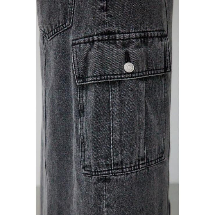 ケミカルウォッシュロングカーゴスカート | AZUL BY MOUSSY | 詳細画像11 