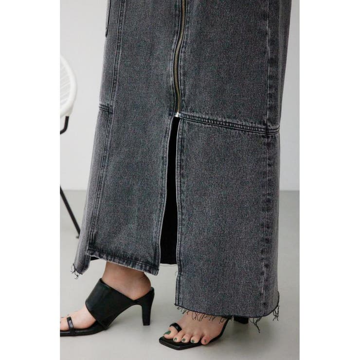 ケミカルウォッシュロングカーゴスカート | AZUL BY MOUSSY | 詳細画像12 