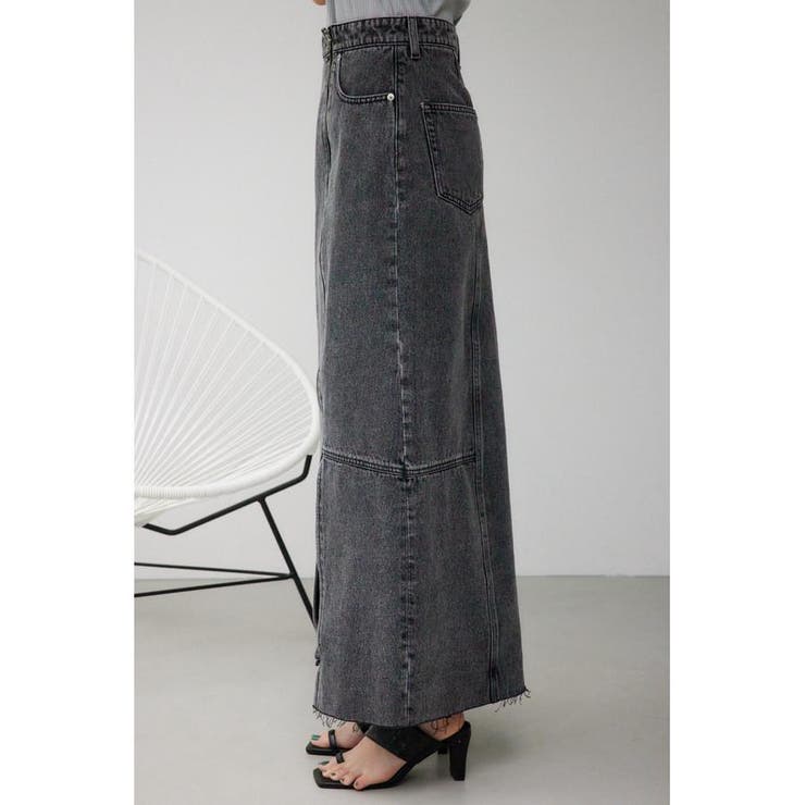 ケミカルウォッシュロングカーゴスカート | AZUL BY MOUSSY | 詳細画像7 