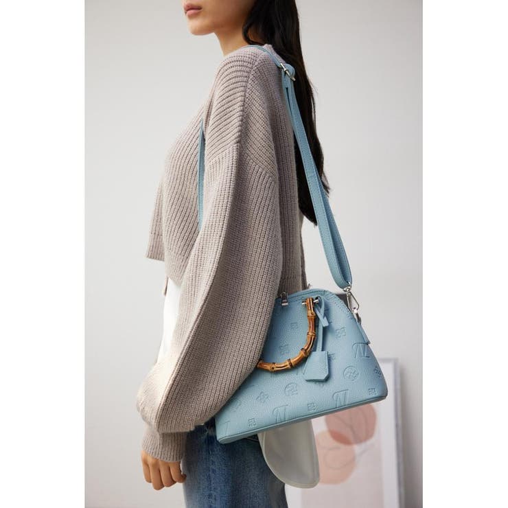モノグラムエンボスダブルジッパーバッグ | AZUL BY MOUSSY | 詳細画像23 
