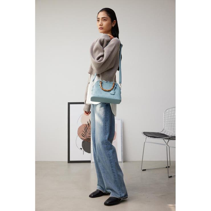 モノグラムエンボスダブルジッパーバッグ | AZUL BY MOUSSY | 詳細画像24 