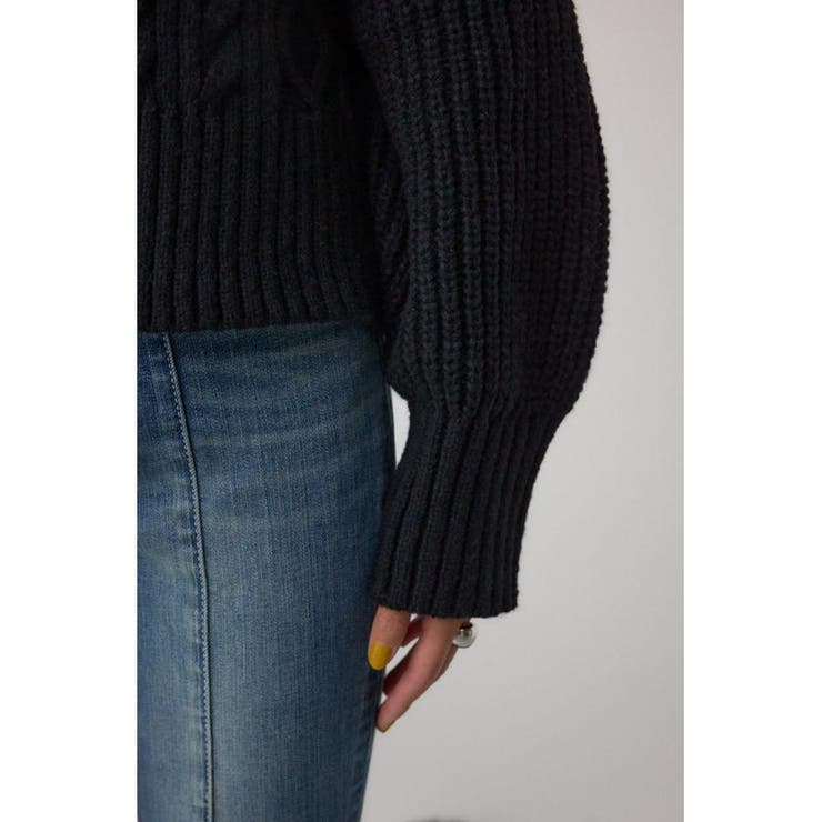 オープンショルダーケーブルニット | AZUL BY MOUSSY | 詳細画像23 