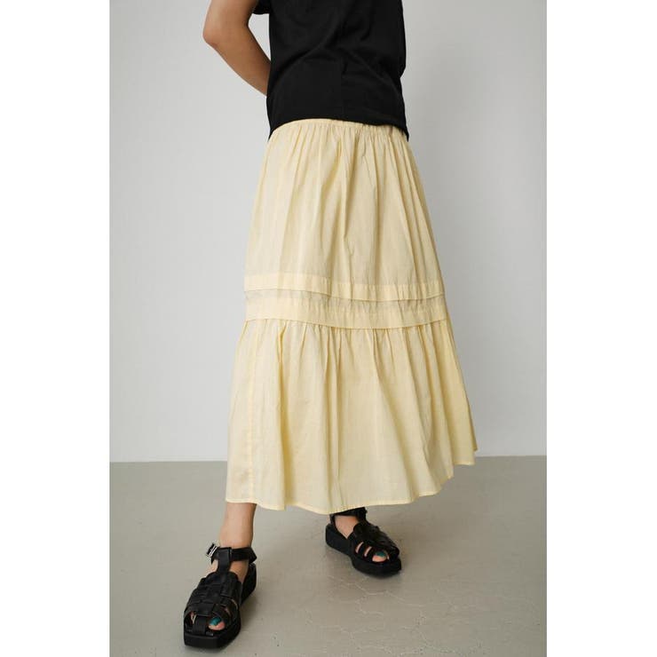 COTTON TIERED SKIRT[品番：AZLW0019958]｜AZUL BY MOUSSY（アズール