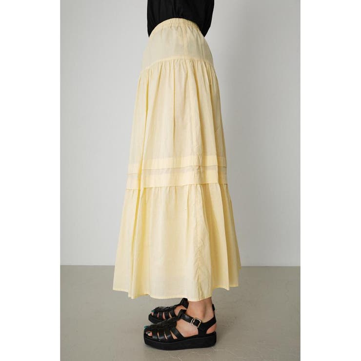COTTON TIERED SKIRT[品番：AZLW0019958]｜AZUL BY MOUSSY
