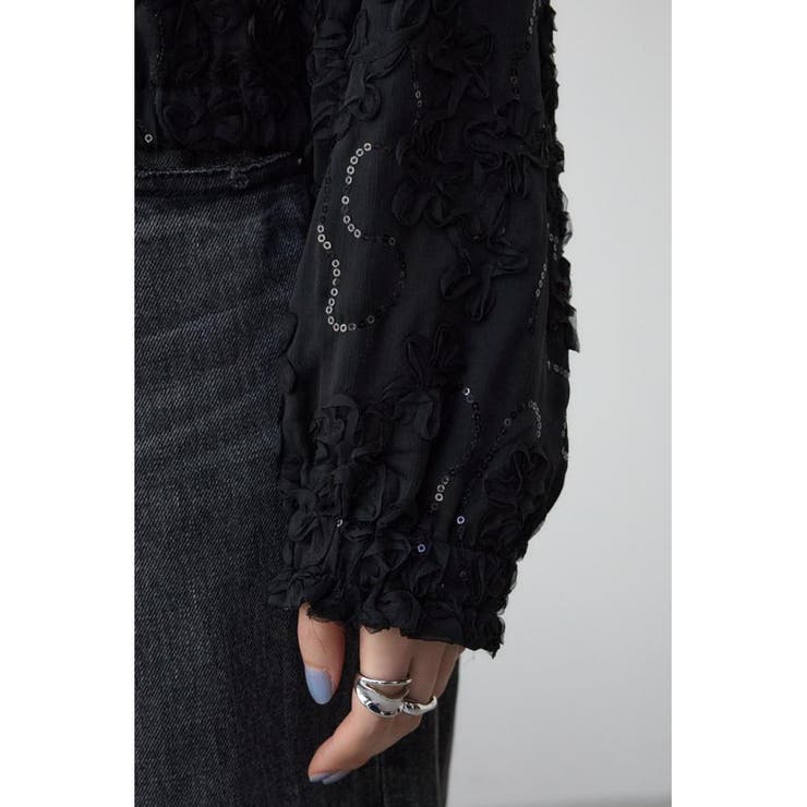 クラフトシアーレースブルゾン | AZUL BY MOUSSY | 詳細画像22 