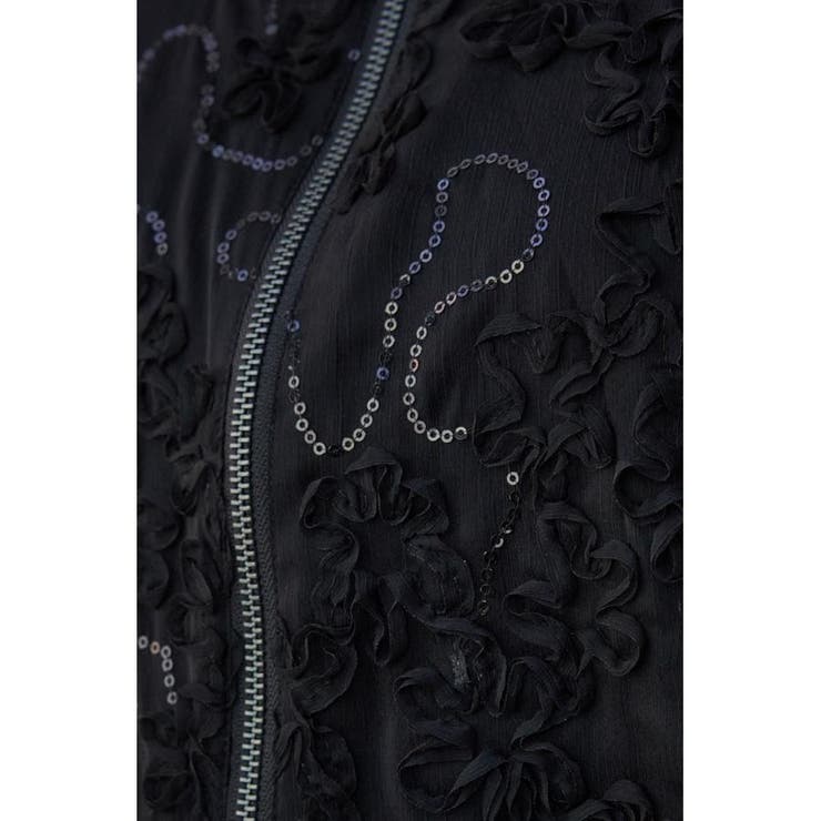 クラフトシアーレースブルゾン | AZUL BY MOUSSY | 詳細画像24 