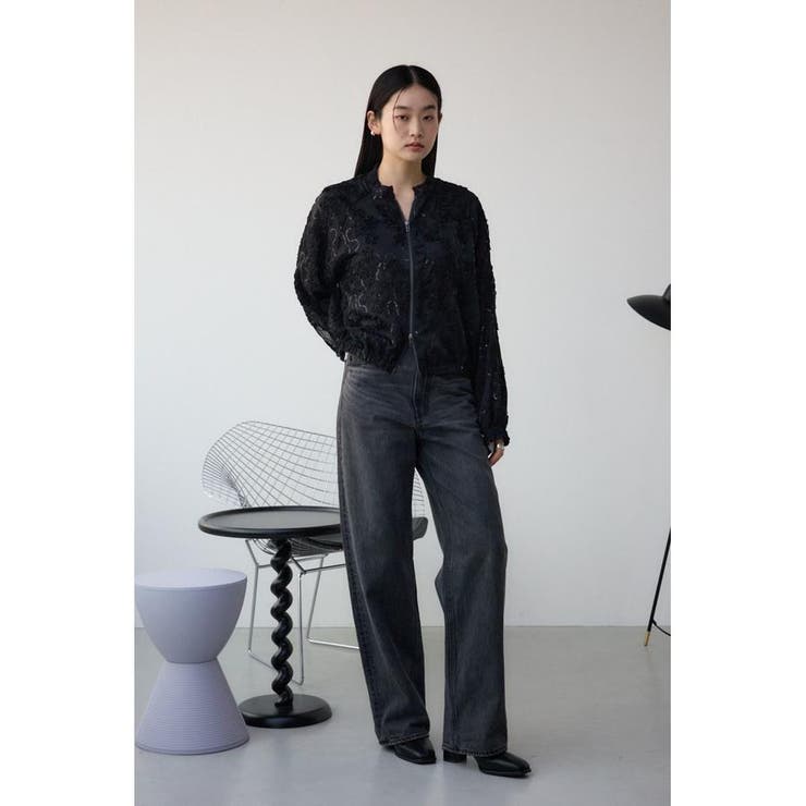 クラフトシアーレースブルゾン | AZUL BY MOUSSY | 詳細画像16 