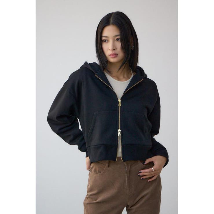 裏起毛Wジップアップフーディー | AZUL BY MOUSSY | 詳細画像3 