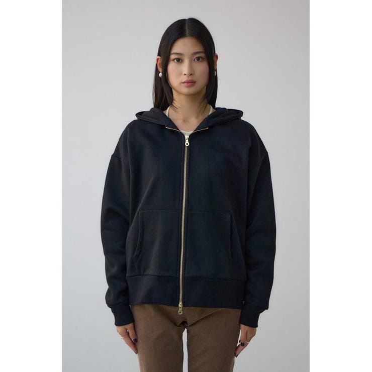 裏起毛Wジップアップフーディー | AZUL BY MOUSSY | 詳細画像15 