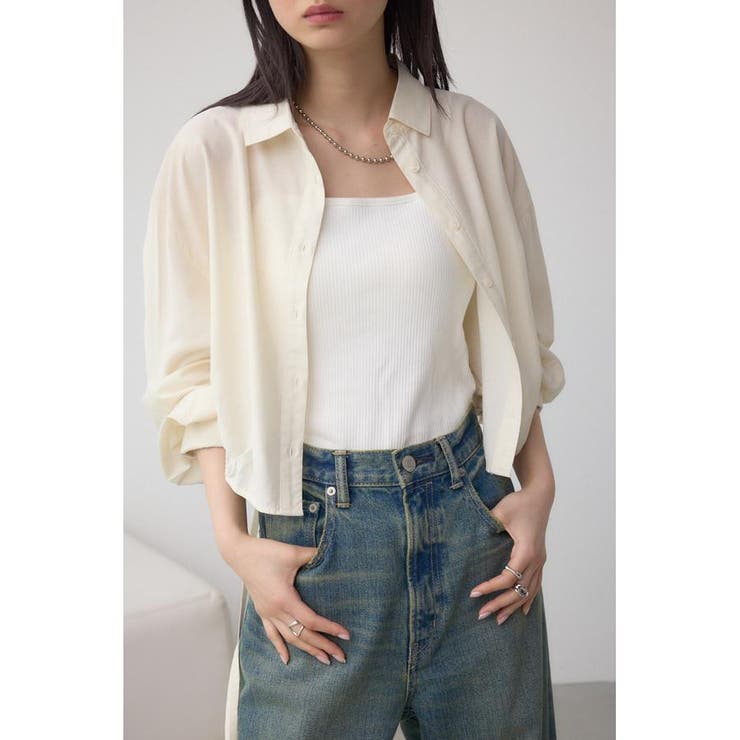 IVOY3 | ラウンドヘムドロストシャツ | AZUL BY MOUSSY