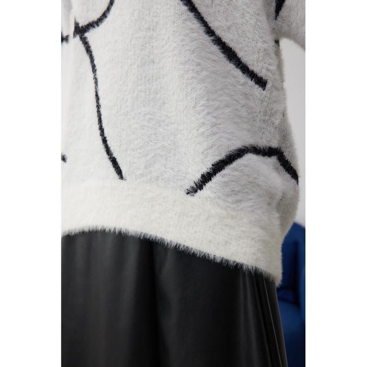 ニュアンスライン柄ニット | AZUL BY MOUSSY | 詳細画像11 