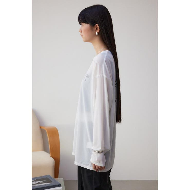 シアーロゴロンT[品番：AZLW0021923]｜AZUL BY MOUSSY（アズール