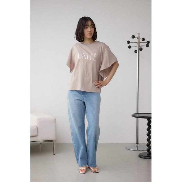 ラッフルスリーブロゴTシャツ | AZUL BY MOUSSY | 詳細画像22 