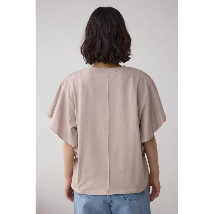 ラッフルスリーブロゴTシャツ | AZUL BY MOUSSY | 詳細画像25 