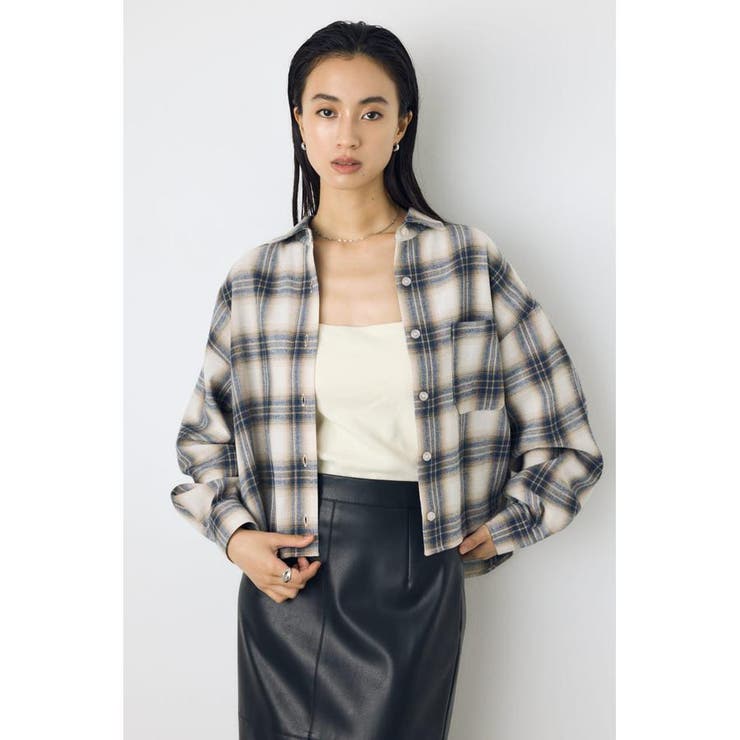 アソート柄チェックシャツ | AZUL BY MOUSSY | 詳細画像1 