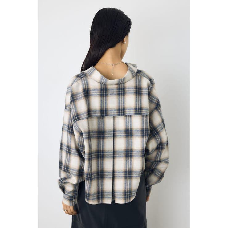 アソート柄チェックシャツ | AZUL BY MOUSSY | 詳細画像4 