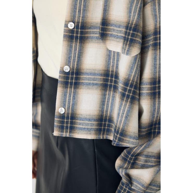 アソート柄チェックシャツ | AZUL BY MOUSSY | 詳細画像8 
