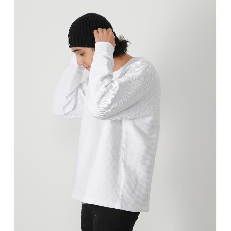 TACK BORDER BIG LONG TEE[品番：AZLW0018473]｜AZUL BY MOUSSY