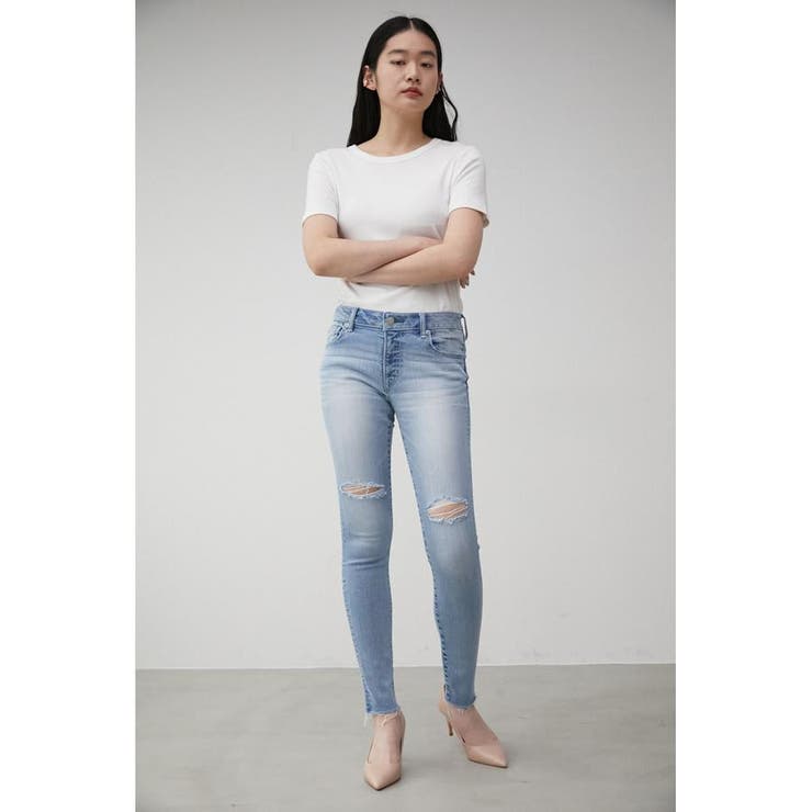 CRASH DENIM SKINNY Ⅲ | AZUL BY MOUSSY | 詳細画像13 