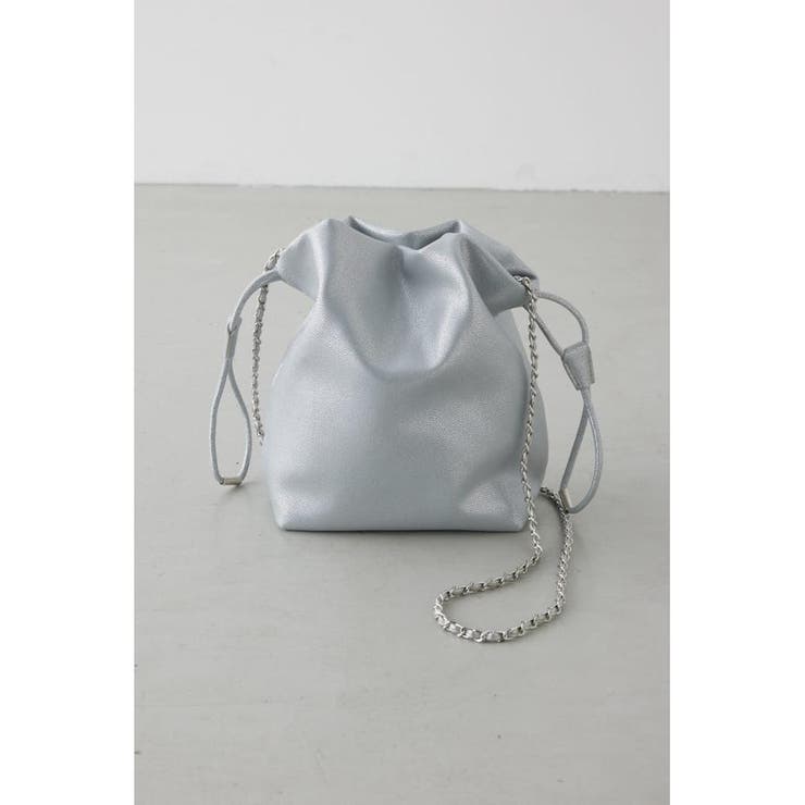 SLV | チェーン巾着ショルダーバッグ | AZUL BY MOUSSY