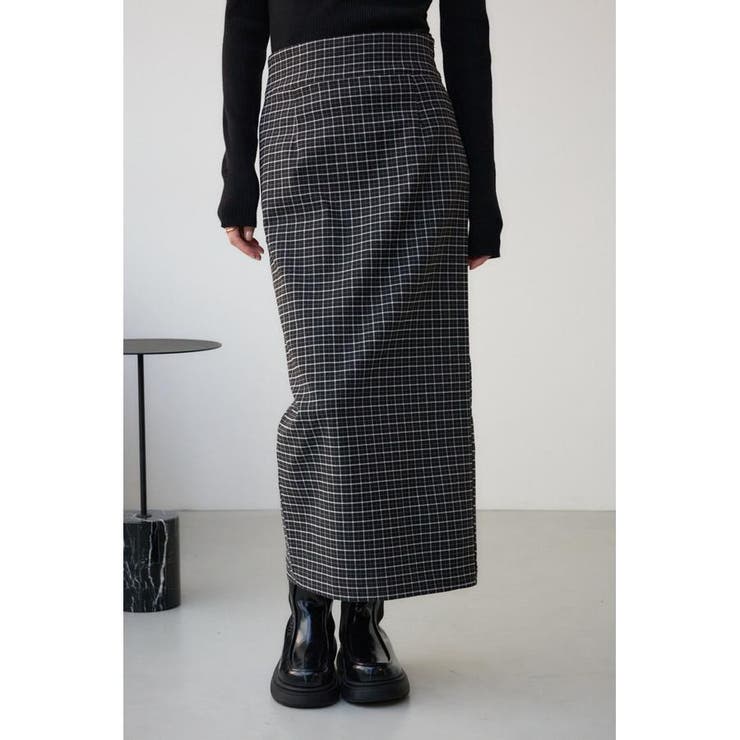 柄BLK5 | チェックタイトスカート | AZUL BY MOUSSY