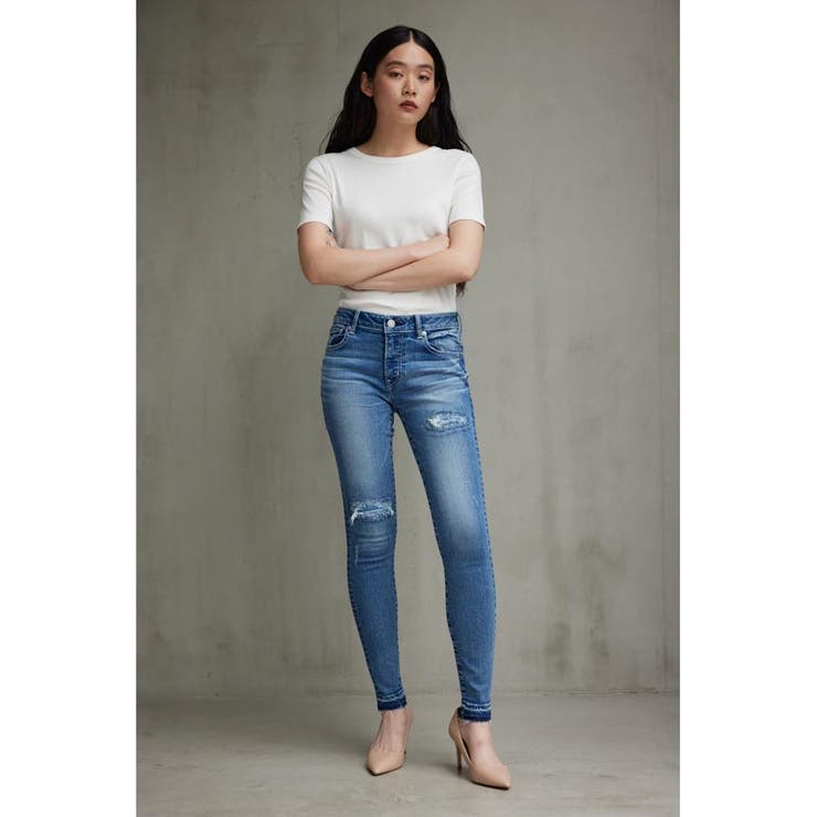 AZUL DENIM リペアスキニーデニム | AZUL BY MOUSSY | 詳細画像13 