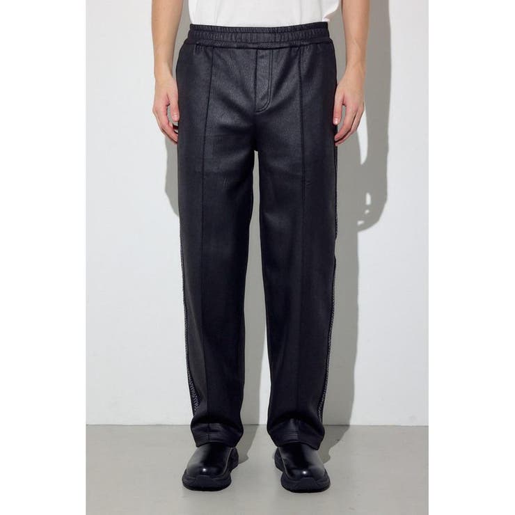 フェイクレザーラインパンツ | AZUL BY MOUSSY | 詳細画像4 