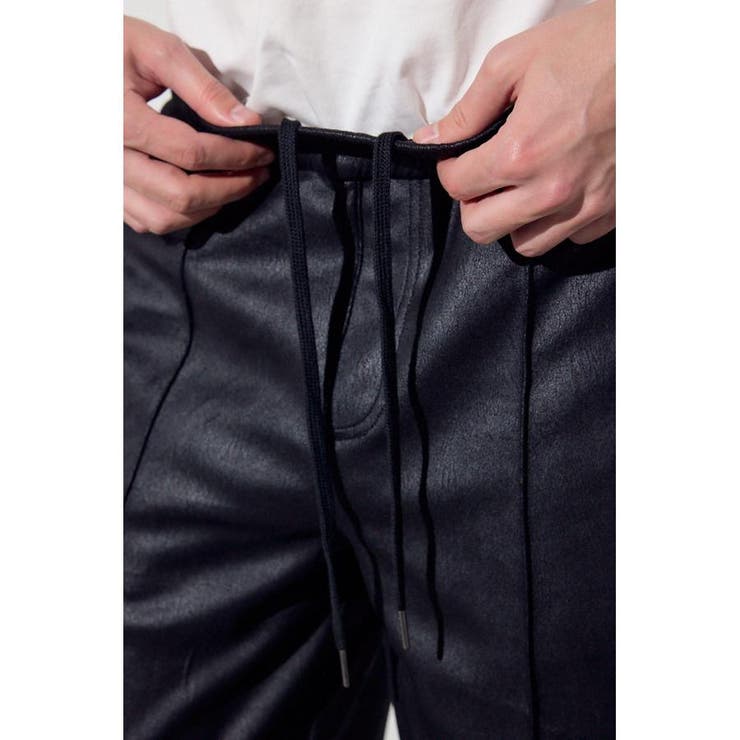 フェイクレザーラインパンツ | AZUL BY MOUSSY | 詳細画像10 