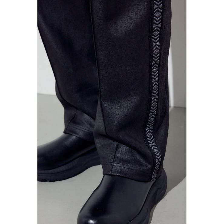 フェイクレザーラインパンツ | AZUL BY MOUSSY | 詳細画像12 