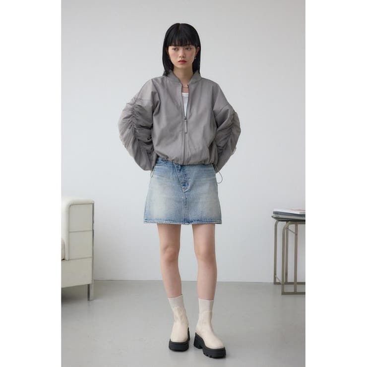 チュールドッキングブルゾン | AZUL BY MOUSSY | 詳細画像31 