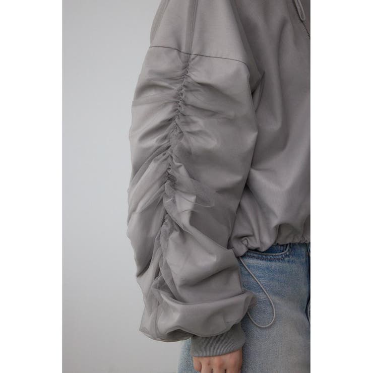 チュールドッキングブルゾン | AZUL BY MOUSSY | 詳細画像37 