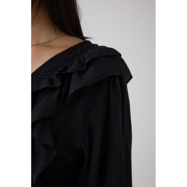 ラッフルショルダー長袖ブラウス | AZUL BY MOUSSY | 詳細画像24 