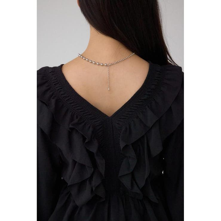 ラッフルショルダー長袖ブラウス | AZUL BY MOUSSY | 詳細画像23 