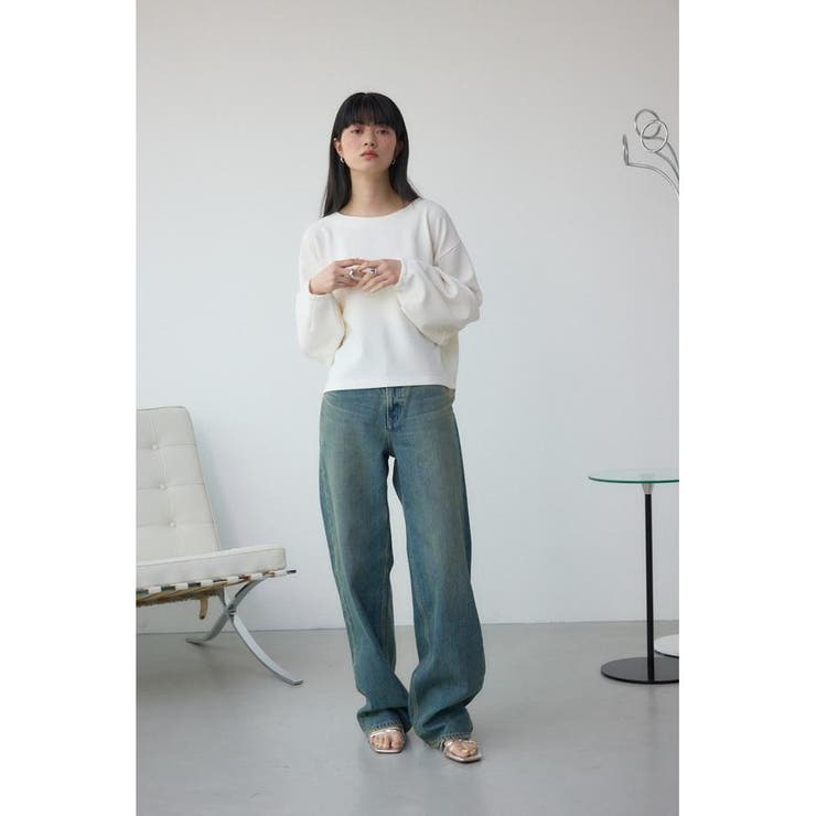 ボートネックカットトップス | AZUL BY MOUSSY | 詳細画像3 