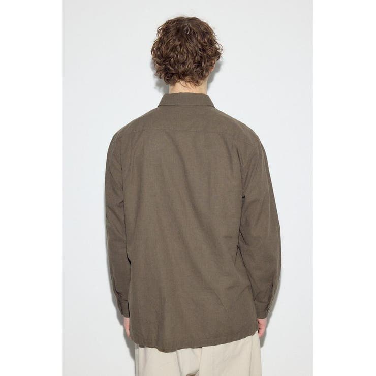 フレンチリネンCOOLMAXスキッパーシャツ | AZUL BY MOUSSY | 詳細画像29 