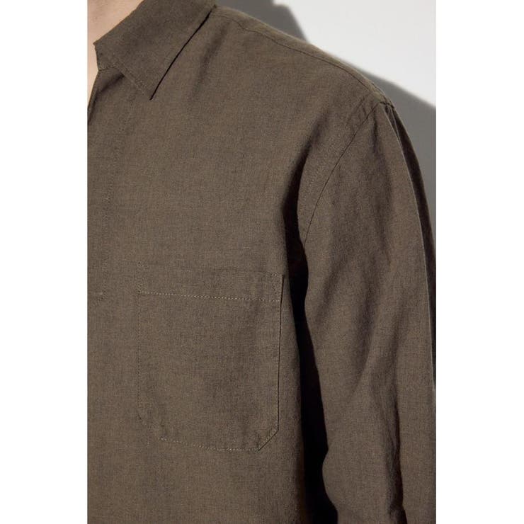 フレンチリネンCOOLMAXスキッパーシャツ | AZUL BY MOUSSY | 詳細画像31 