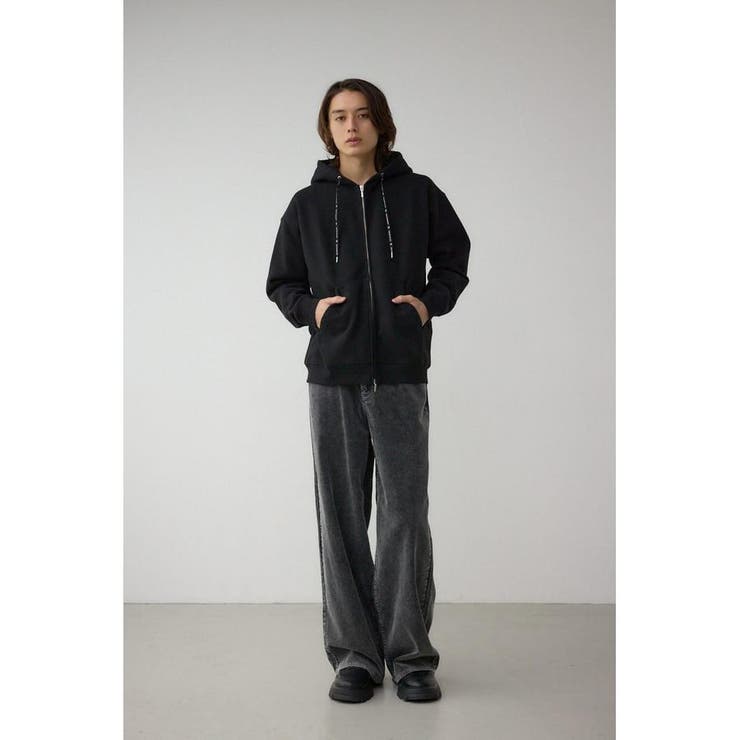 裏起毛ジップアップパーカー | AZUL BY MOUSSY | 詳細画像4 