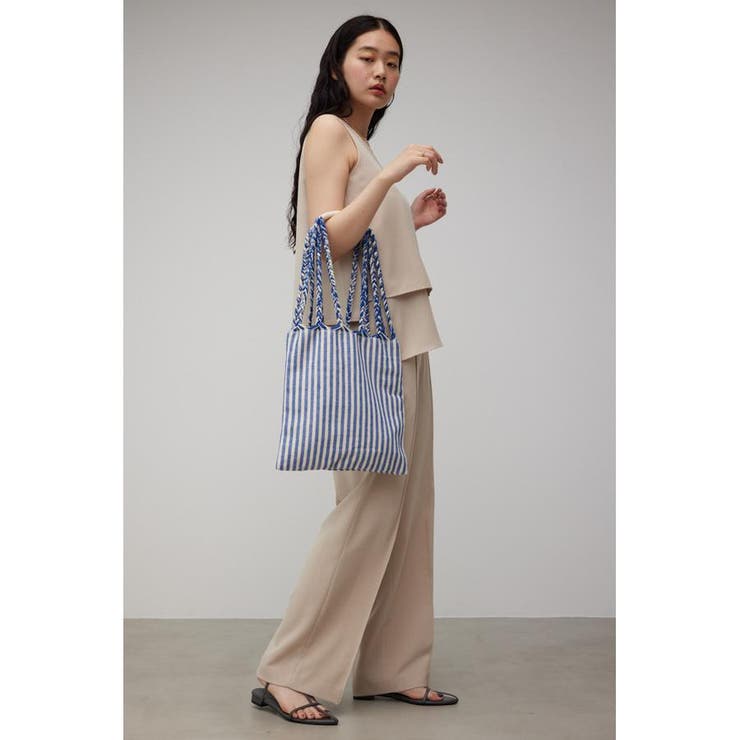 ストライプ柄トートバッグ | AZUL BY MOUSSY | 詳細画像7 