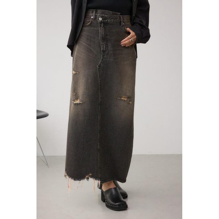 AZUL DENIM ヴィンテージライクデニムスカート[品番：AZLW0023752