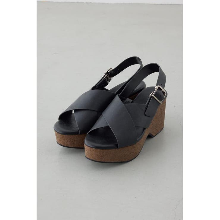 BLK | ウェッジソールサンダル | AZUL BY MOUSSY