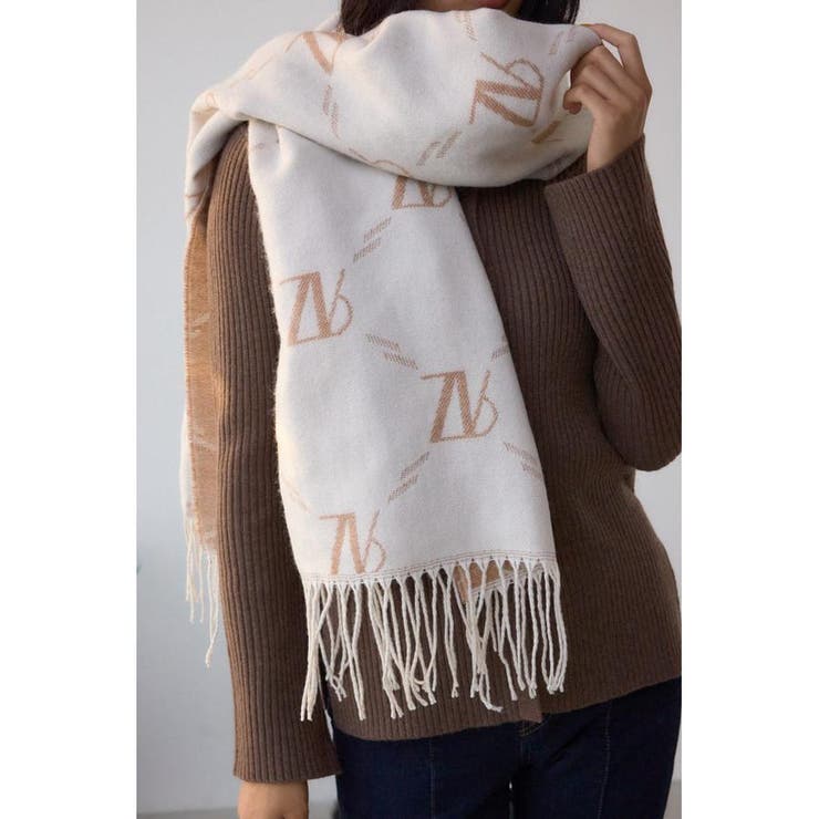 IVOY3 | AZモノグラム柄ストール | AZUL BY MOUSSY