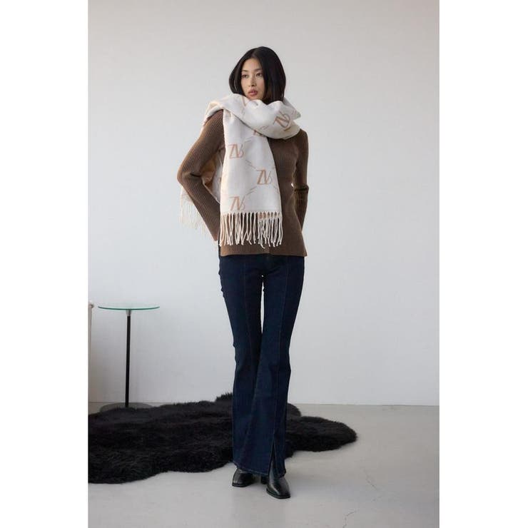 AZモノグラム柄ストール | AZUL BY MOUSSY | 詳細画像2 