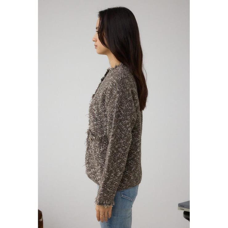 ツイードライクニットカーディガン | AZUL BY MOUSSY | 詳細画像36 