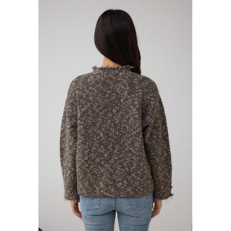 ツイードライクニットカーディガン | AZUL BY MOUSSY | 詳細画像37 