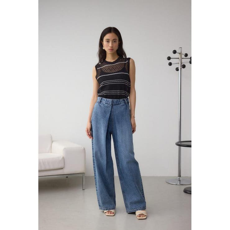 AZUL DENIM フロントタックワイドデニム | AZUL BY MOUSSY | 詳細画像17 