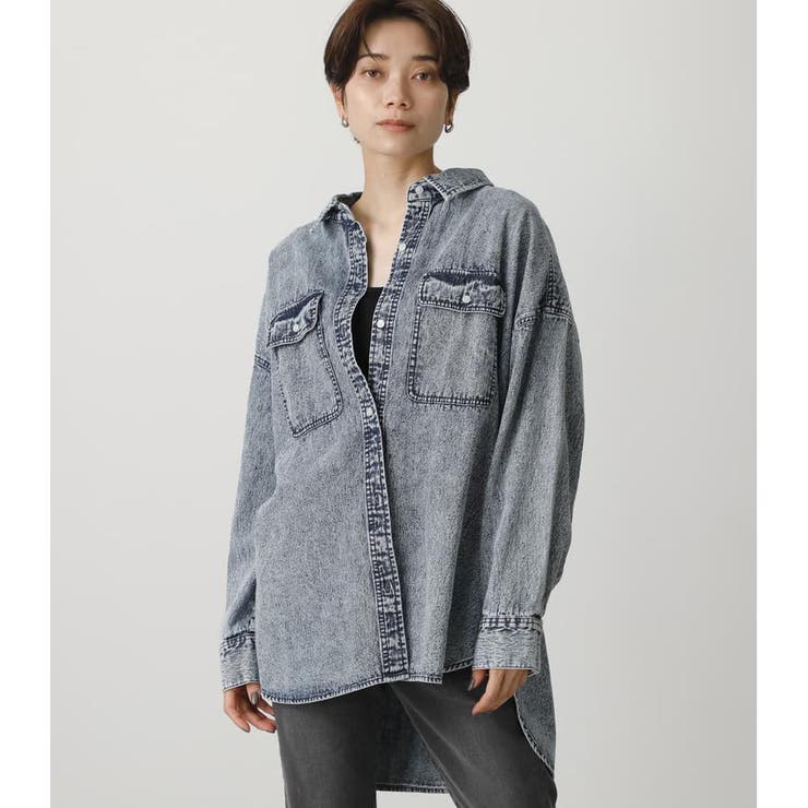 CHEMICAL DENIM SHIRT[品番：AZLW0018581]｜AZUL BY MOUSSY（アズール