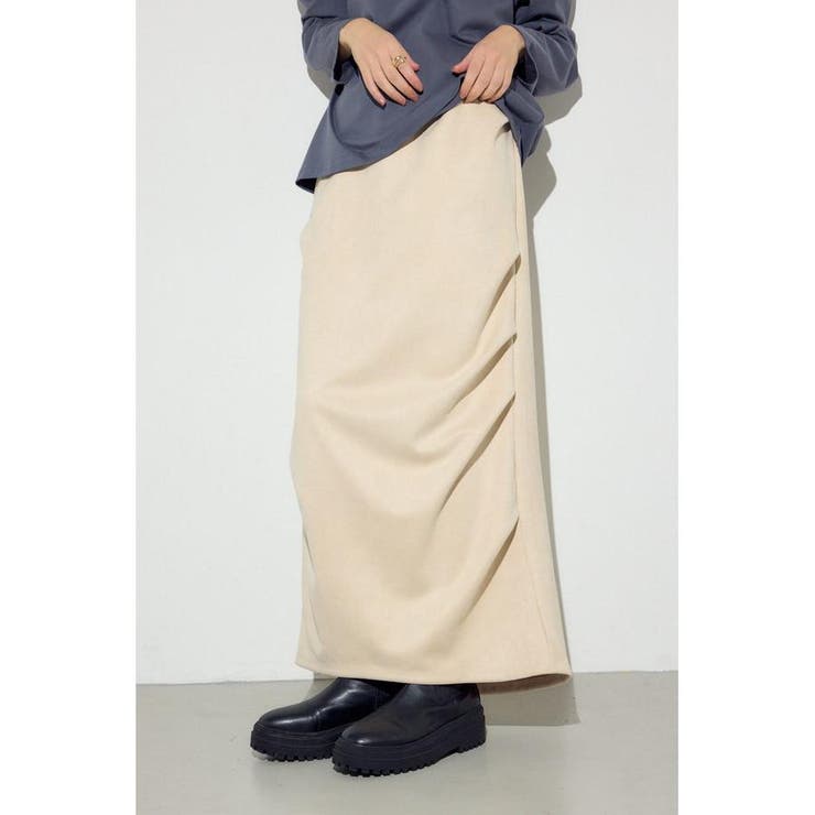 フェイクスエードタックスカート | AZUL BY MOUSSY | 詳細画像1 