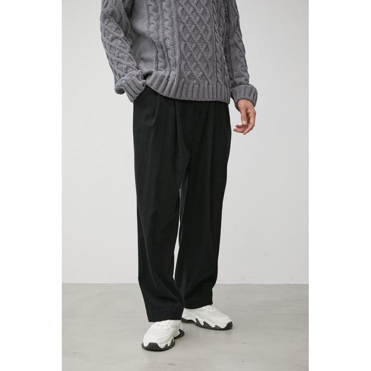 FAUX MELTON TROUSERS | AZUL BY MOUSSY | 詳細画像2 